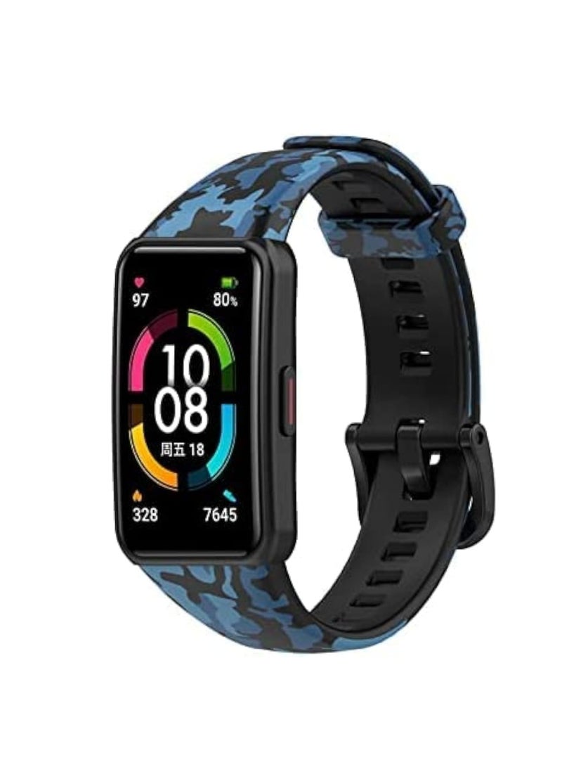 Replacement Wrist Watch Band for Huawei 7 / Honor 7 (Army Blue)