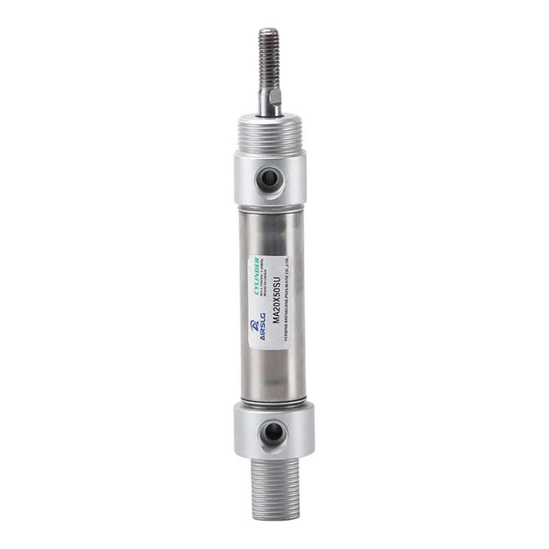 MA16 Double Acting Stainless Steel Mini Pneumatic Cylinder 10 25 200 250 300mm Stroke Air Pressure Cylinder 175SCA - Image 5