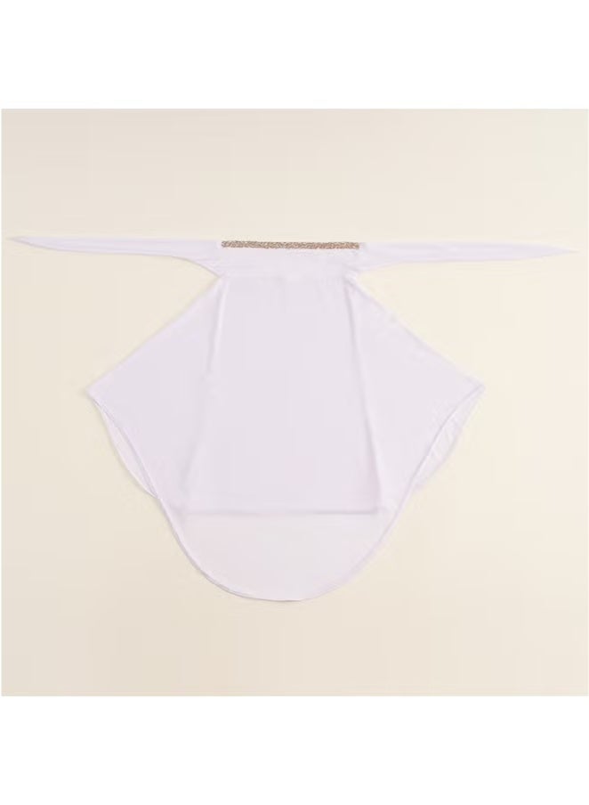 Dubai ladies white breathable face towel sunscreen - Image 4