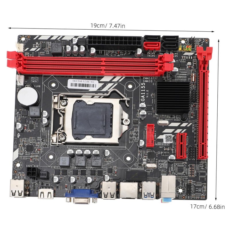 B75m Socket 1155 Desktop PC Motherboard DDR3 Mainboard for Gaming and Office Computers - Image 3