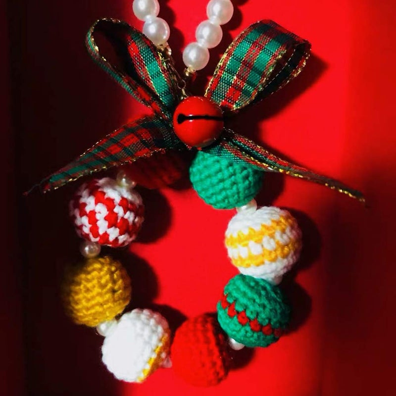 Propupy 5/8" Christmas Ribbons Xmas Plaid Ribbons Craft Ribbon Checked Ribbon Bows Wrapping Ribbons with Measuring Tape for Christmas Party Decoration (25 Yards) - Image 5