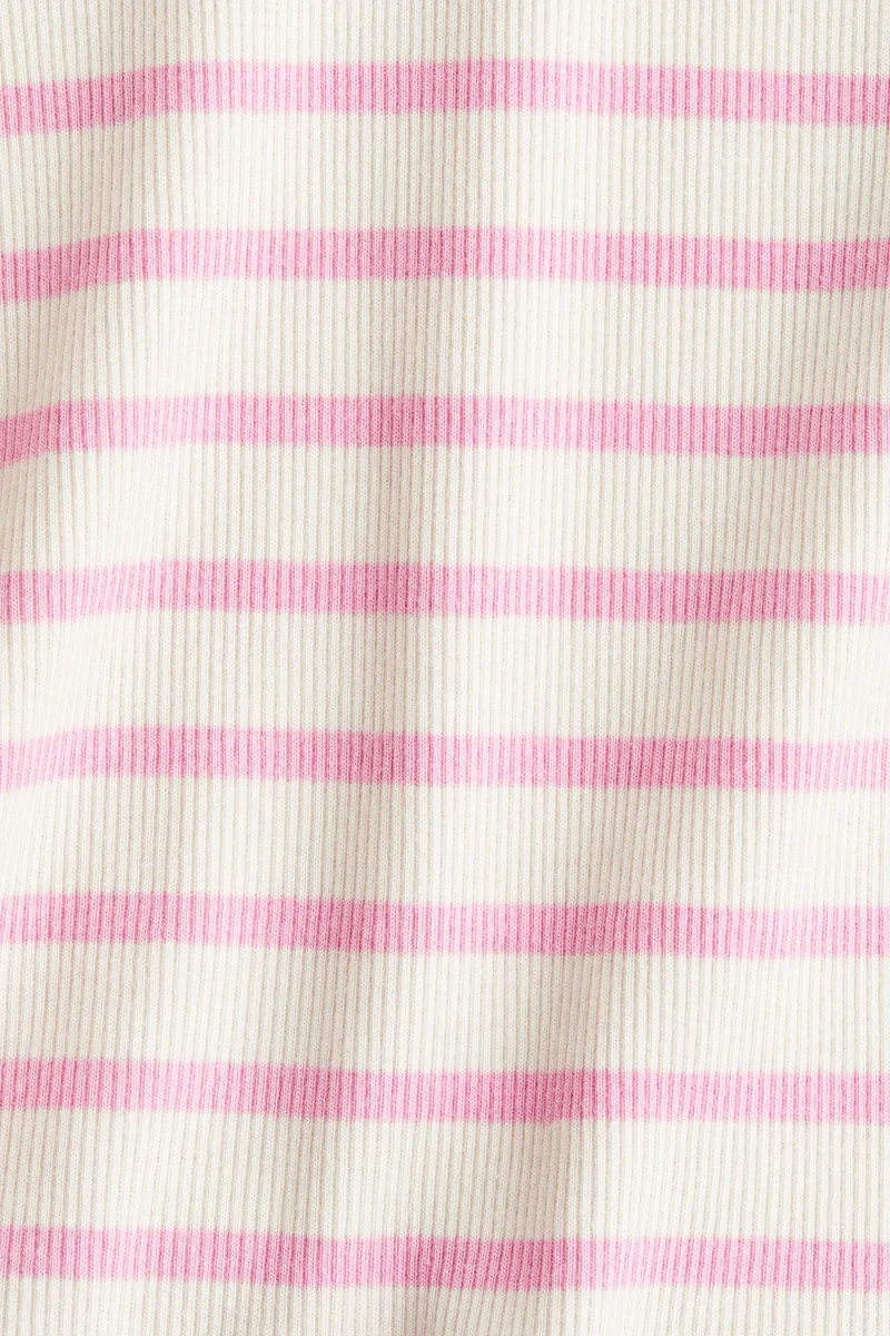 H&M Ribbed jersey top