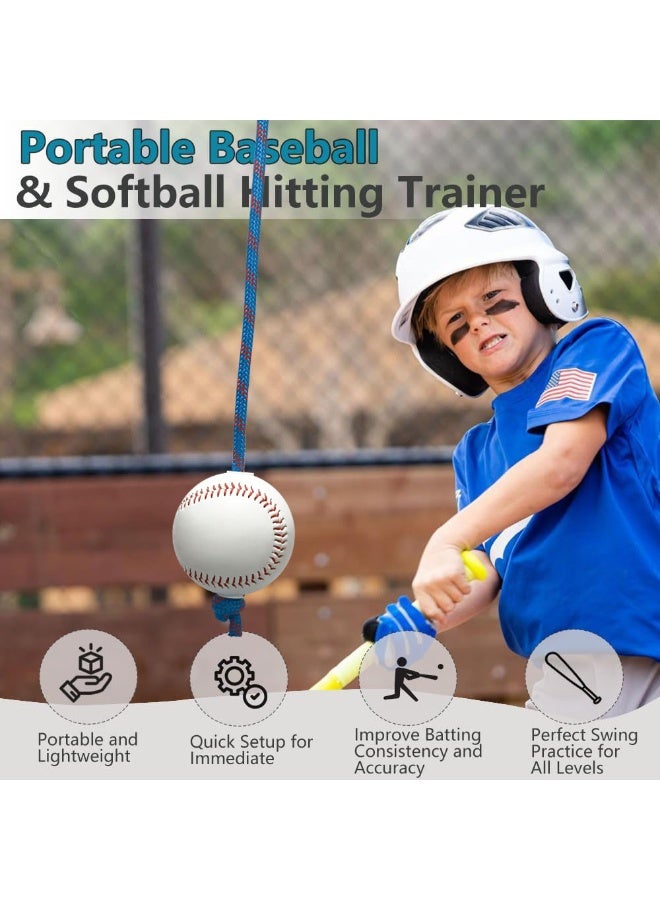 عام البيسبول الضرب حبل تدريب الكرة اللينة ممارسة المعدات البيسبول تعليق سوينغ حبل تدريب البيسبول - Image 3