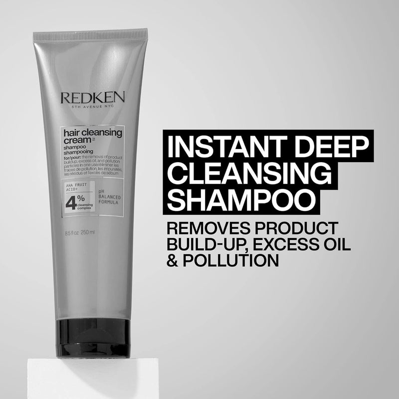 Redken Detox Hair Cleansing Cream Clarifying Shampoo For All Hair Types  Removes Buildup and Strengthens Hair Cuticle - Image 4