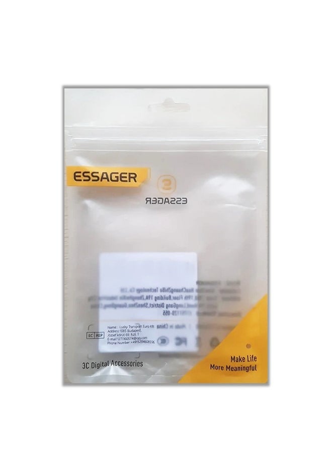 ESSAGER Mobile Fast Charging Cable C Type 100W, Nylon Braided 5A Super Fast Charging USB C to USB C, Compatible with Smartphones, Tablets, Laptops, Power Banks  - Image 4