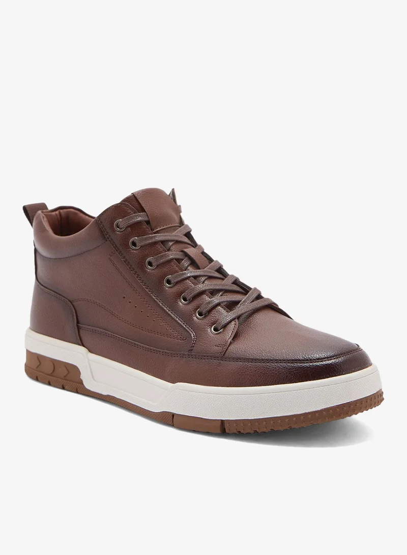 Robert Wood Smart Casual High Top Sneakers
