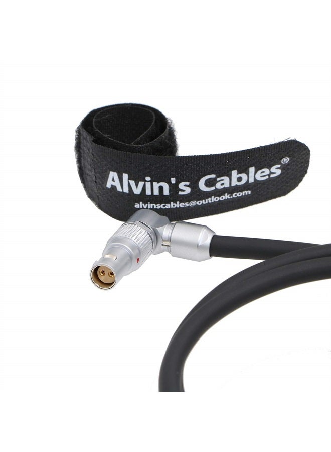 Power Cable for RED Komodo Camera Rotatable Right Angle 2 Pin Female to D-tap L Type Cord