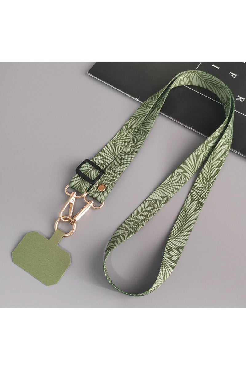 green grass Painted Crossbody Cell Phone Lanyard Adjustable Neckband Strap Rope With Universal gaske
