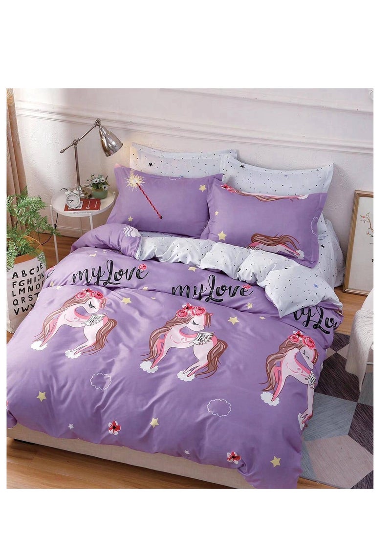 Nordic Single size Bedding Set Luxury Bed Sheets for Children with fixed Quilt Soft cotton Comforter sets rustic vine