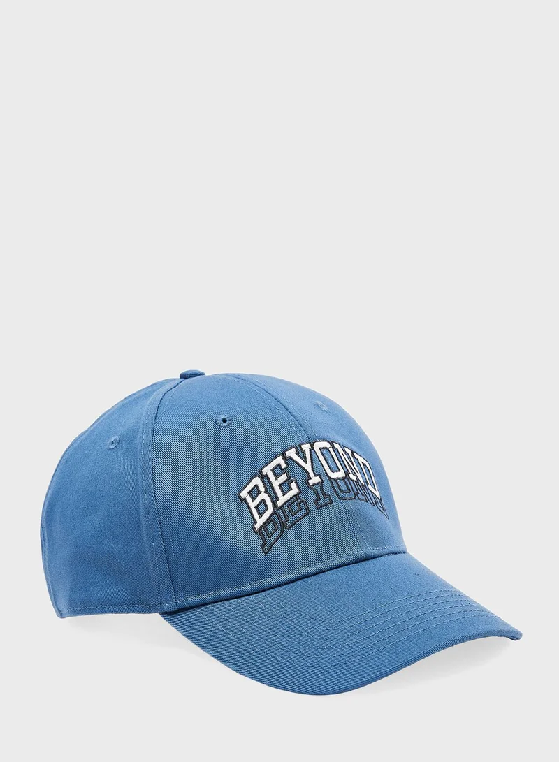 JACK & JONES Slogan Curved Peak Cap