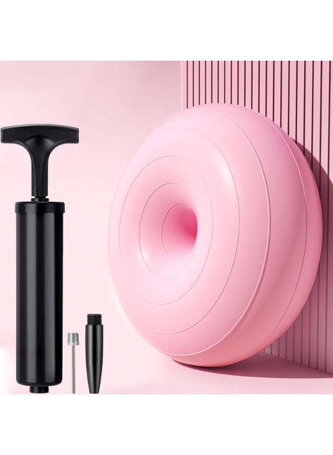 فلاي رود كرسي كرة اليوجا للفصول الدراسية، سجادة كرة اللياقة البدنية كبيرة الحجم مع جهاز قابل للنفخ، مناسب للأطفال والطلاب وتدريب التوازن الحسي والاستخدام في المكتب المنزلي. - Image 1