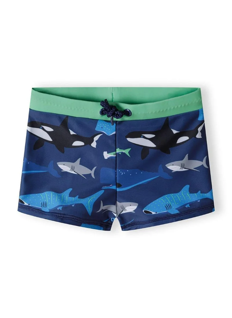 MINOTI 2-Pack Boys' Swim Boxers with Adjustable Drawstring Waist