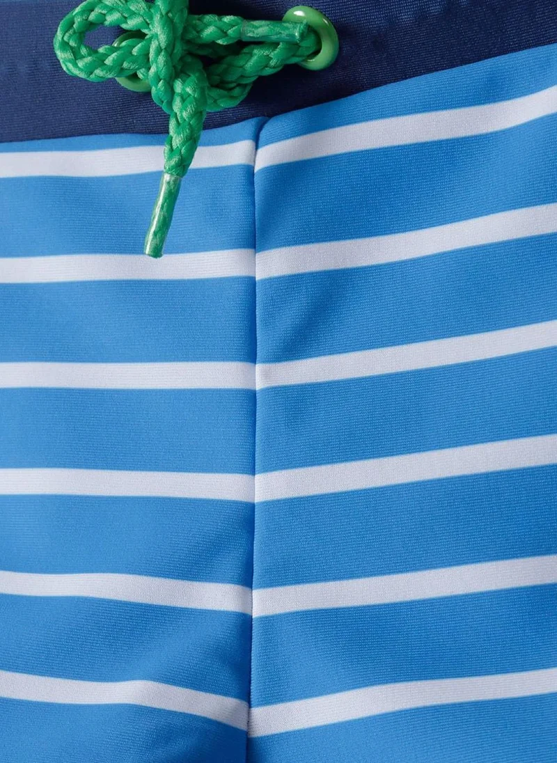MINOTI 2-Pack Boys' Swim Boxers with Adjustable Drawstring Waist