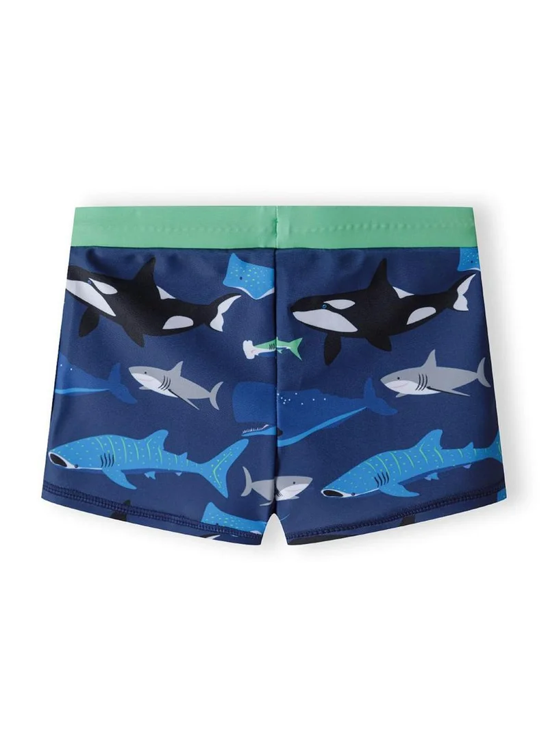 MINOTI 2-Pack Boys' Swim Boxers with Adjustable Drawstring Waist