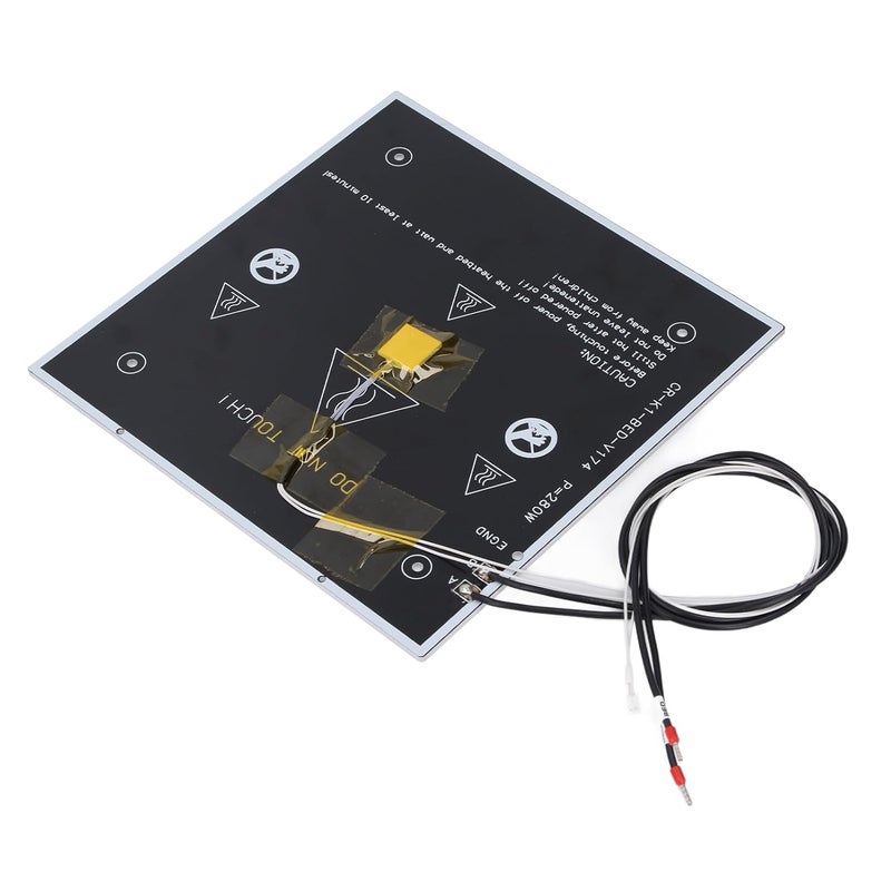 K1 K1C طابعة ثلاثية الأبعاد سرير ساخن 24 فولت 280 واط سبائك الألومنيوم 235x235x3 مم مع قاعدة مغناطيسية - Image 3