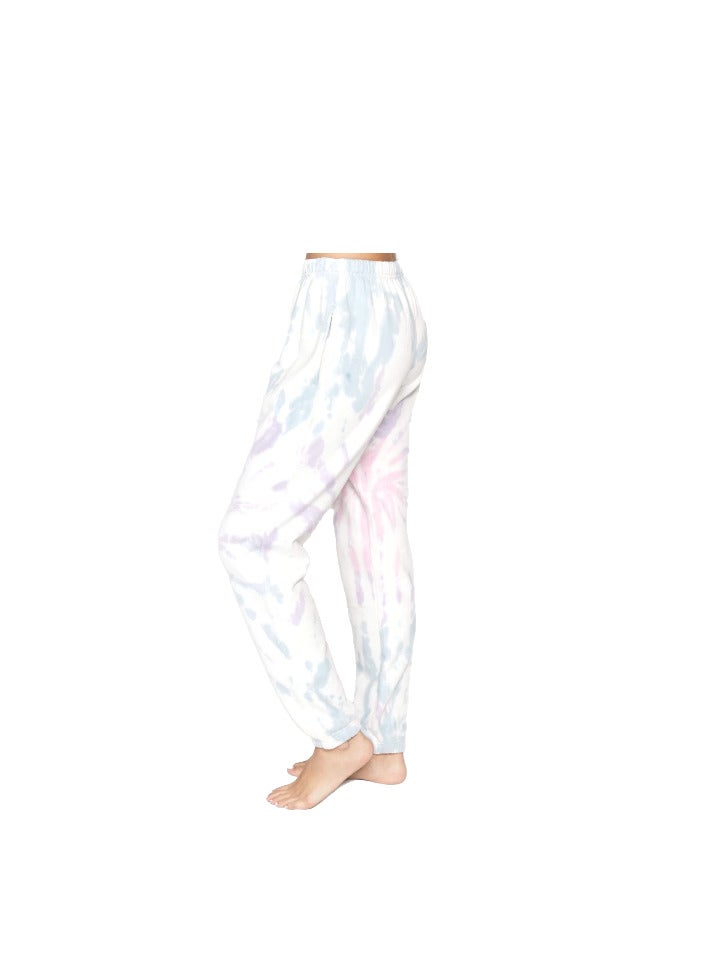 spiritual gangster LAGUNA SWEATPANT PASTEL SWIRL TD XSMALL  - Image 1