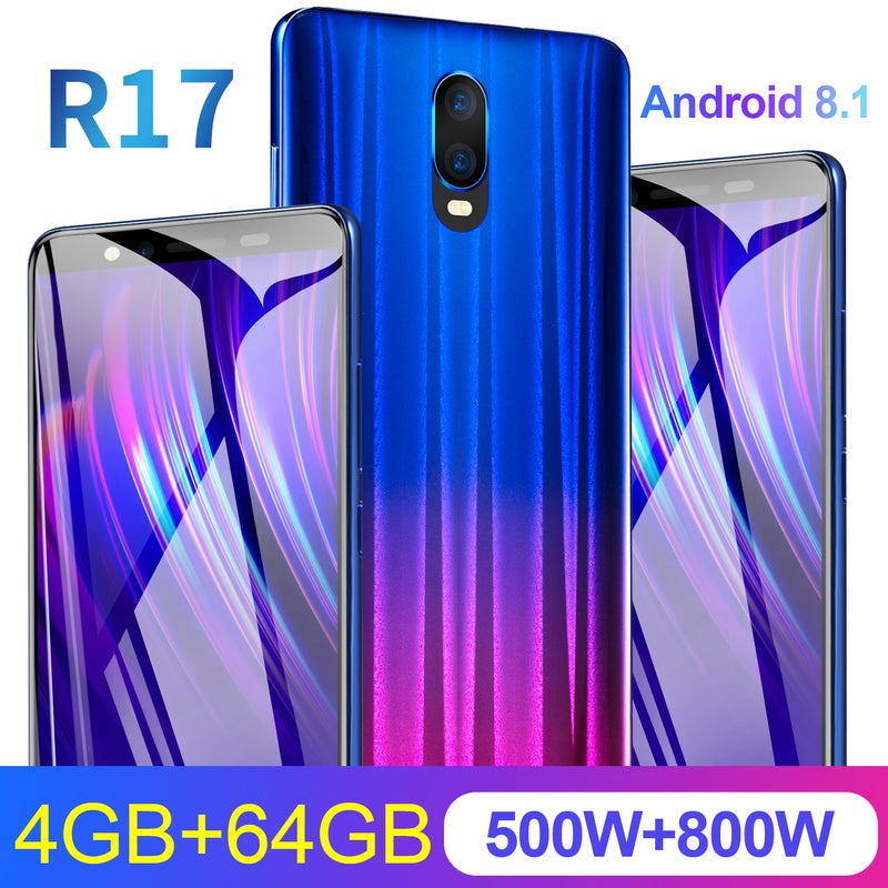 Generic (Unbranded) R17 1+8 Smartphone Face Identification 5.8inch HD Large Screen Mobile Phone Gradient purple - Image 3