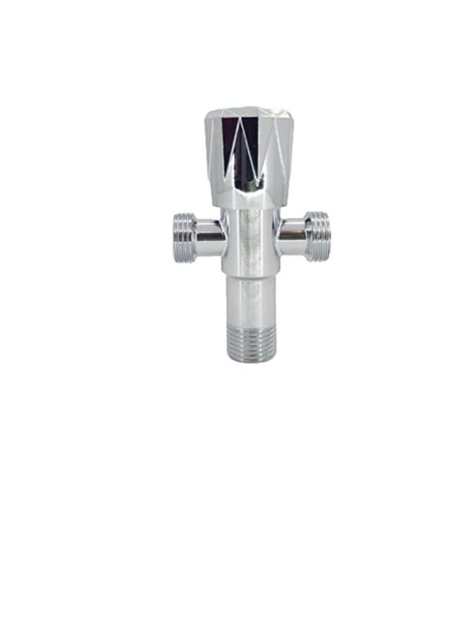Italia Chrome Plated Angle Valve 1/2" x 1/2" Toilet Kitchen Wash Basin Bathroom Fittings  - Image 3