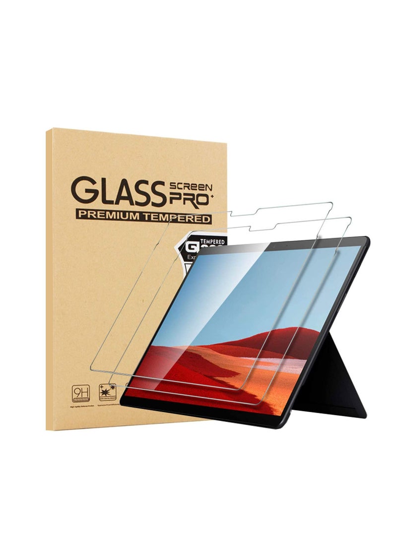 【2 Pack】 Microsoft Surface Go 4 10.5 2023 /Surface Go 3 10.5 2021 / Surface Go 2 10.5 2020 / Surface Go 10 2018 Screen Protector, Tempered Glass Screen Film Guard for Surface Go 3/2/1 -Clear - Image 1