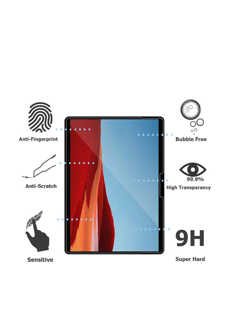 【2 Pack】 Microsoft Surface Go 4 10.5 2023 /Surface Go 3 10.5 2021 / Surface Go 2 10.5 2020 / Surface Go 10 2018 Screen Protector, Tempered Glass Screen Film Guard for Surface Go 3/2/1 -Clear - Image 4