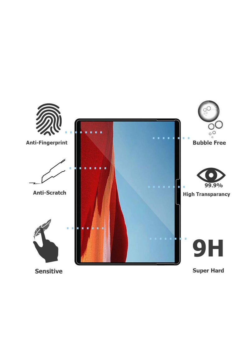 【2 Pack】 Microsoft Surface Go 4 10.5 2023 /Surface Go 3 10.5 2021 / Surface Go 2 10.5 2020 / Surface Go 10 2018 Screen Protector, Tempered Glass Screen Film Guard for Surface Go 3/2/1 -Clear - Image 2