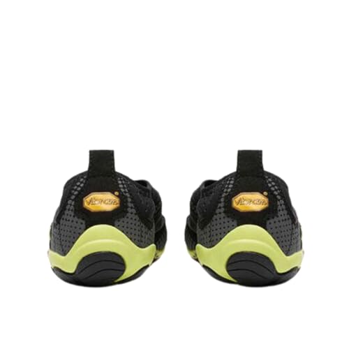 vibram حذاء فيبرام النسائي فايففينجرز V-ران، أسود/أصفر/بنفسجي، 41 EU / 9-9.5 US - Image 4