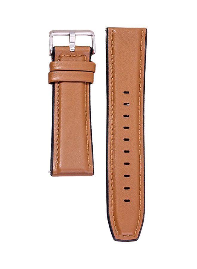NIBEMINENT Replacement Band For Honor MagicWatch 2 42mm Brown - Image 1