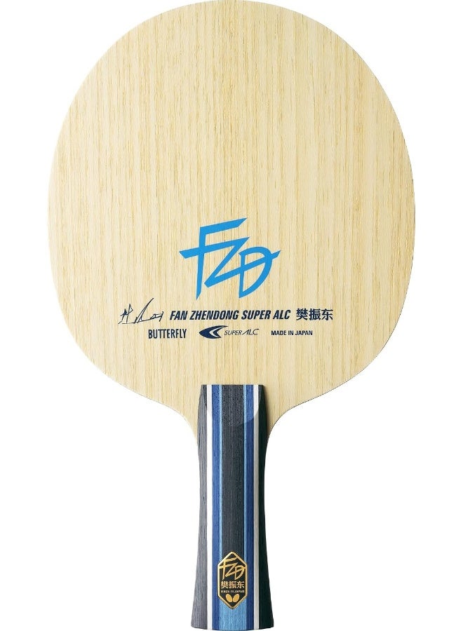 Butterfly Fan Zhendong Super ALC Table Tennis Blade - Professional Table Tennis Blade - Available in Flared, Straight, and Chinese Penhold Handle Styles - Made in Japan - Image 4