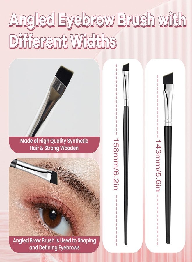 start makers Eyebrow Brush Eyelash Comb, START MAKERS 6PCS Folding Eyelash Comb Separator Mascara Brush Eyelash Curler Eye Makeup Brushes Professional Grooming Makeup Sets - Image 4