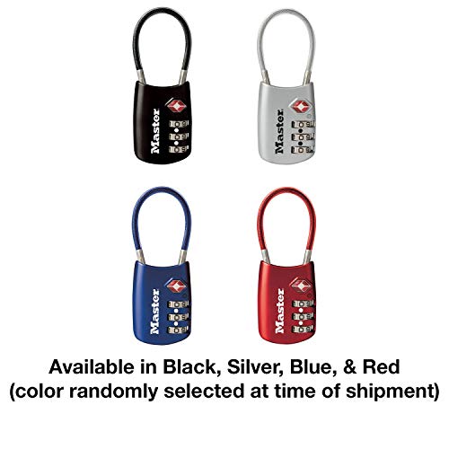Master Lock TSA Set Your Own Combination Luggage Lock, TSA Approved Lock with Code for Luggage, Bags, Suitcase, and Backpacks, (Color May Vary), ‎4688D - Image 5