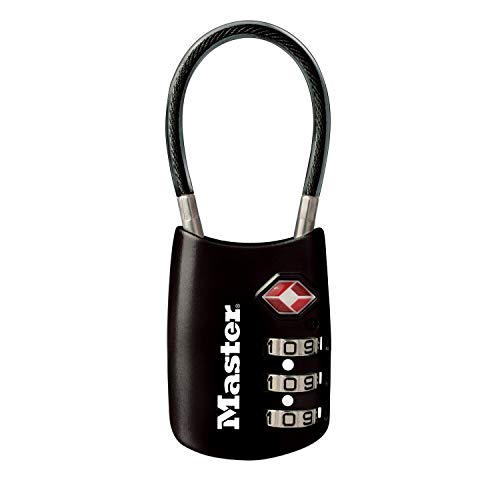 Master Lock TSA Set Your Own Combination Luggage Lock, TSA Approved Lock with Code for Luggage, Bags, Suitcase, and Backpacks, (Color May Vary), ‎4688D - Image 1