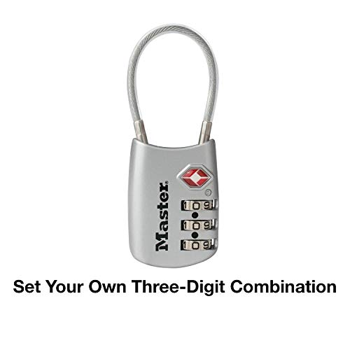 Master Lock TSA Set Your Own Combination Luggage Lock, TSA Approved Lock with Code for Luggage, Bags, Suitcase, and Backpacks, (Color May Vary), ‎4688D - Image 4