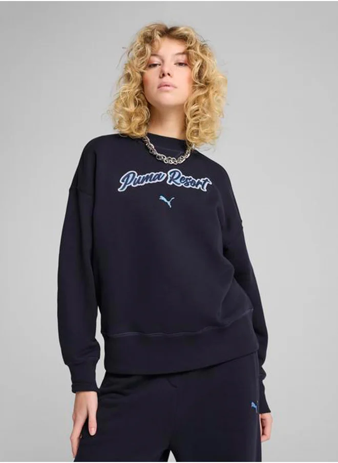 بوما Essential Oversized Graphic Sweatshirt