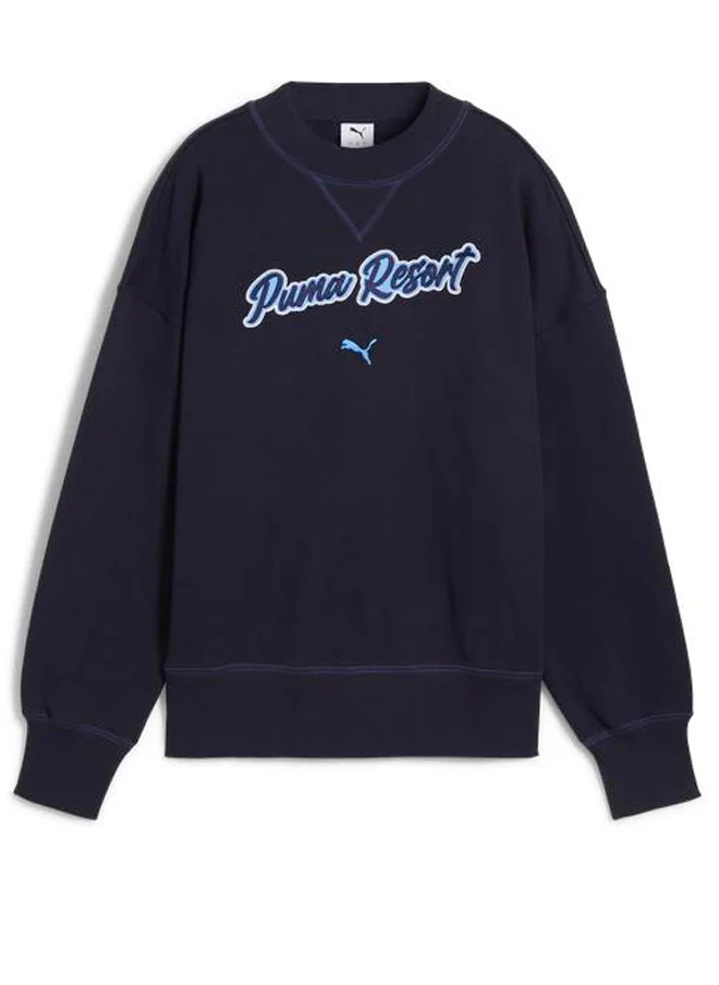 PUMA Essential Oversized Graphic Sweatshirt