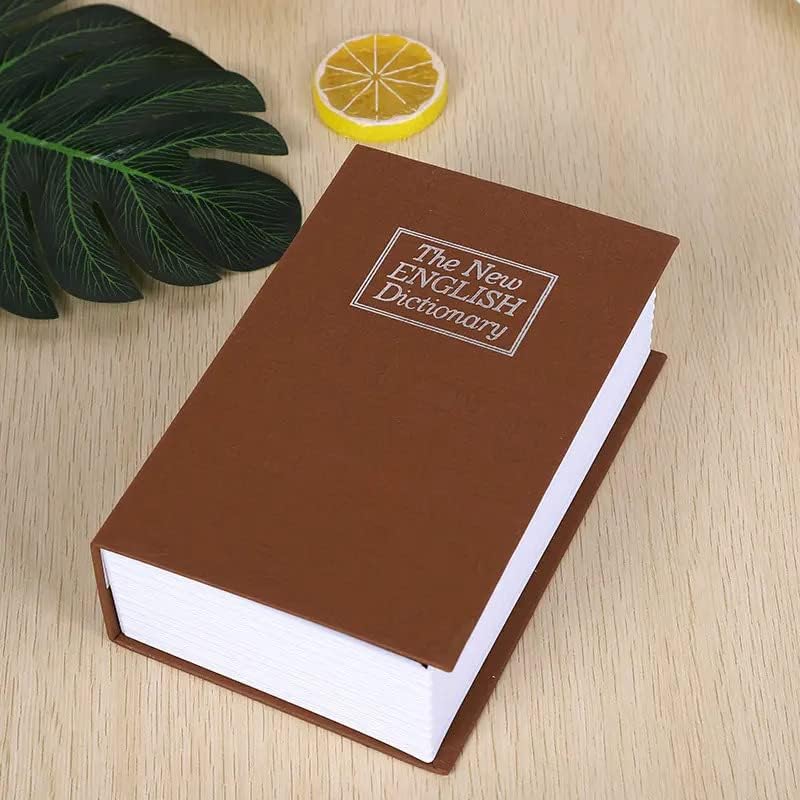SIMESTICH Alloy Steel Book Safe with 2 Key Lock Dictionary Diversion Book Safe Portable Safe BoxCash Jewellery Kids MoneyDiamond Ring Etc - Image 4