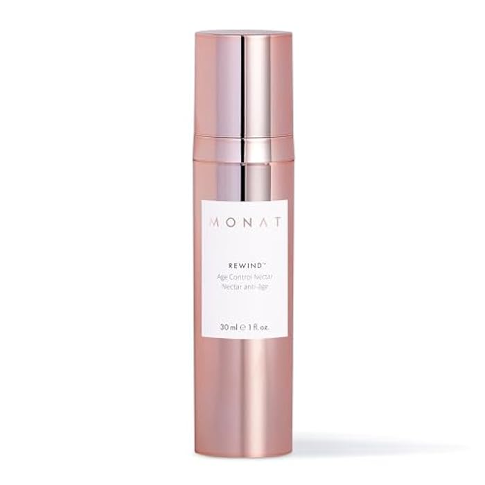 monat نكتار التحكم في العمر من مونات - سيروم مرطب سريع الامتصاص. AHA طبيعي مثالي للبشرة. سيروم وجه مصحح ومحول، كريم وجه مضاد للشيخوخة مع حمض الهيالورونيك - الوزن الصافي 30 مل / 1 أونصة سائلة. - Image 1