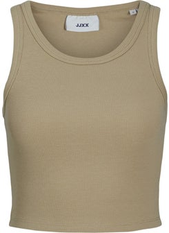 JJXX Classic Collar Brown Women's T-Shirt 12200401  - Image 1