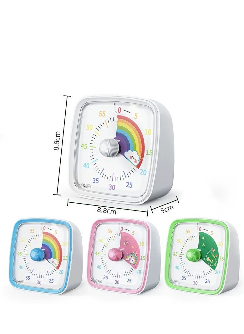Generic - Timer 60 Minutes Visual Timer Desk Countdown Clock for Kids and Adults, Kitchen Timer Cooking Pomodoro Technique Timer Productivity, Time Management Tool for Teaching Classroom - Image 1