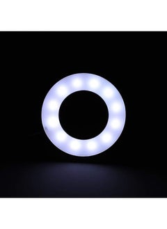 LED Table Lamp, with Clip & USB Charging Circle Lights for Nail Eyebrow Lip Tattoo Desk Manicure Makeup Bed Use