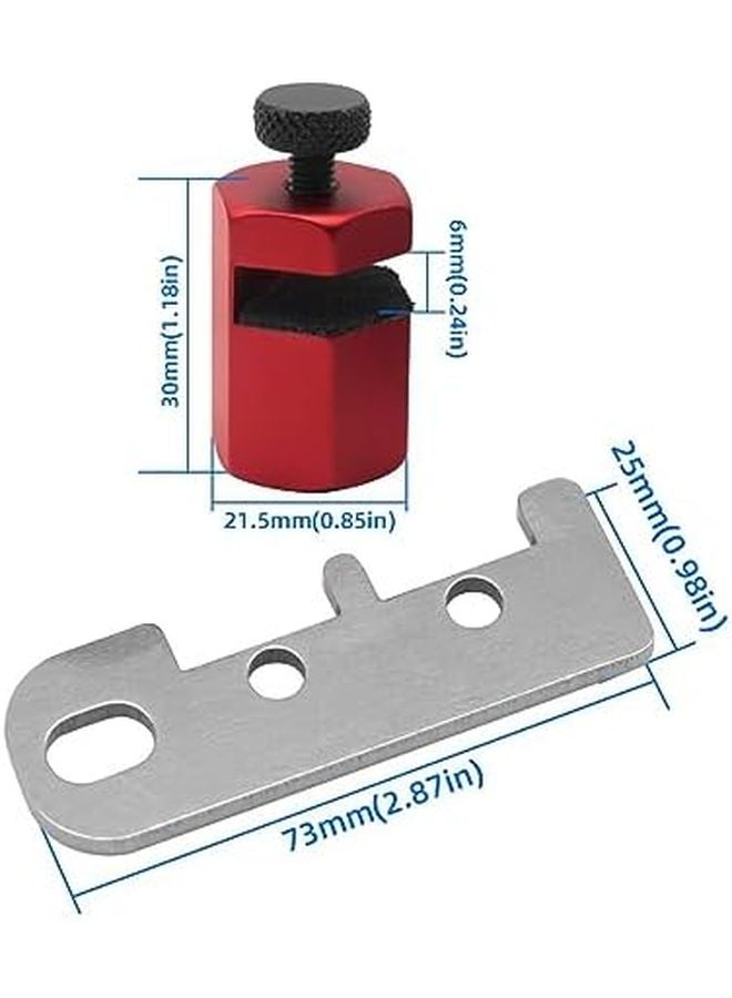 مقياس الدرجات الحمراء تخطيط مربع التأطير مرفق المشبك دليل مربع السرعة جهاز التثبيت - Image 4