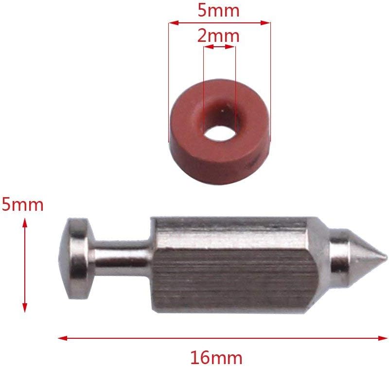 Panari 398188 kit Needle Seat Carburetor Float Valve Needle Seat Kit Replacement For 281144 (Pack of 12) - Image 2