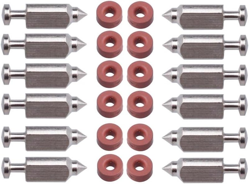 Panari 398188 kit Needle Seat Carburetor Float Valve Needle Seat Kit Replacement For 281144 (Pack of 12) - Image 1
