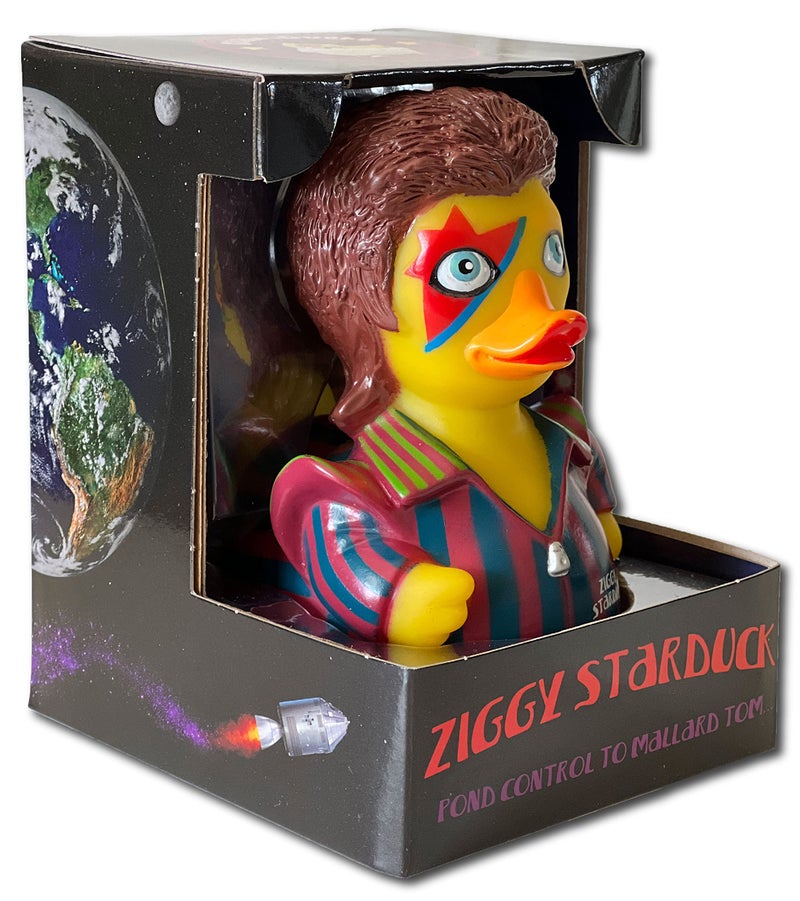 CelebriDucks - Ziggy Starduck - Pond Control to Mallard Tom - Floating Rubber Ducks - Collectible Bath Toy Gift for Kids & Adults of All Ages - Image 1