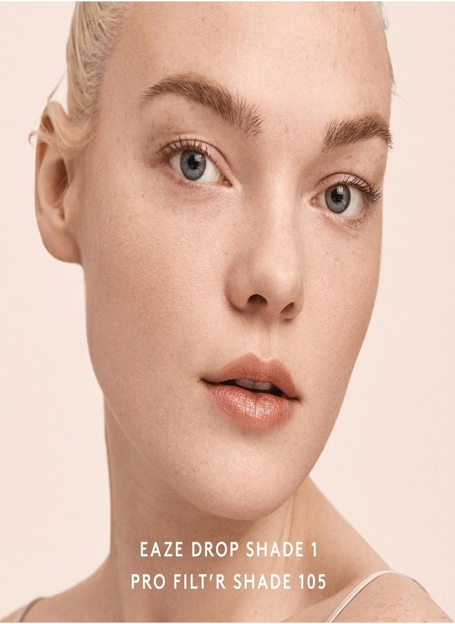FENTY BEAUTY - ​Fenty Beauty Eaze Drop Blurring Skin Tint – Shade 1 – Light with Cool Neutral Undertones – 32ml / 1.08 fl oz – Lightweight, Buildable Coverage with Hydrating QuickBlur Complex​ Fenty Beauty +1 Glamour +1 - Image 1