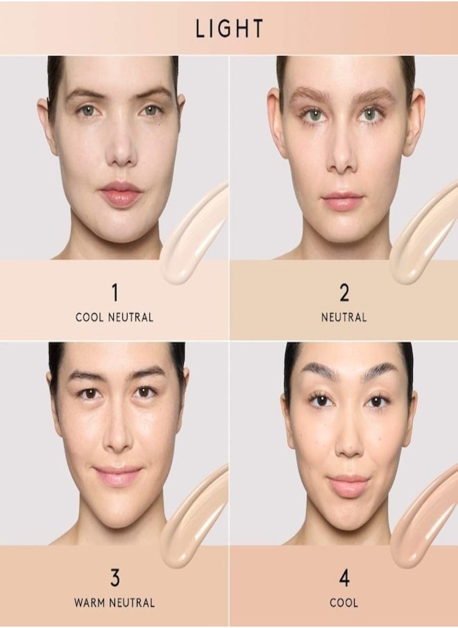 FENTY BEAUTY - ​Fenty Beauty Eaze Drop Blurring Skin Tint – Shade 1 – Light with Cool Neutral Undertones – 32ml / 1.08 fl oz – Lightweight, Buildable Coverage with Hydrating QuickBlur Complex​ Fenty Beauty +1 Glamour +1 - Image 1