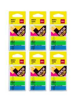 Deli 6-Pack Index Tabs Multicolour  - Image 1