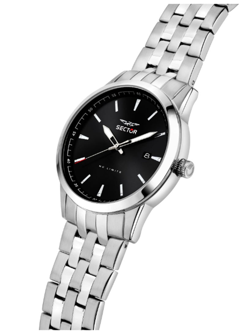 Sector 660 41MM 3H BLACK DIAL BR SS - Image 5