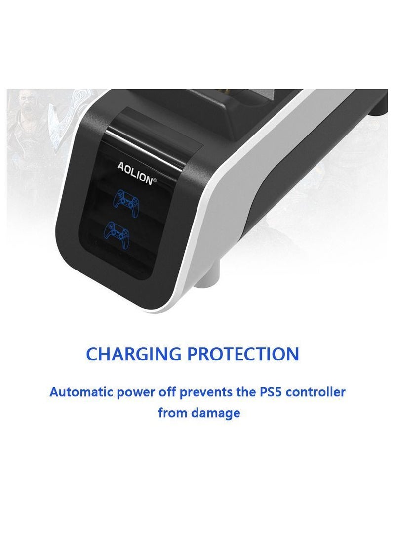 أوليون PS5 تحكم شاحن بلاي ستيشن 5 وحدة تحكم dualsense تمديد قفص الاتهام - Image 4