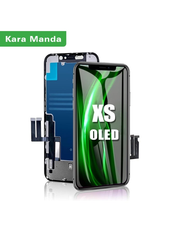 for iPhone Xs Screen Replacement OLED [NOT LCD]  5.8 Inch  Display 3D Touch Screen F HD Digitizer Frame Assembly Compatible with Model A1920,A2097,A2098,A2099,A2100