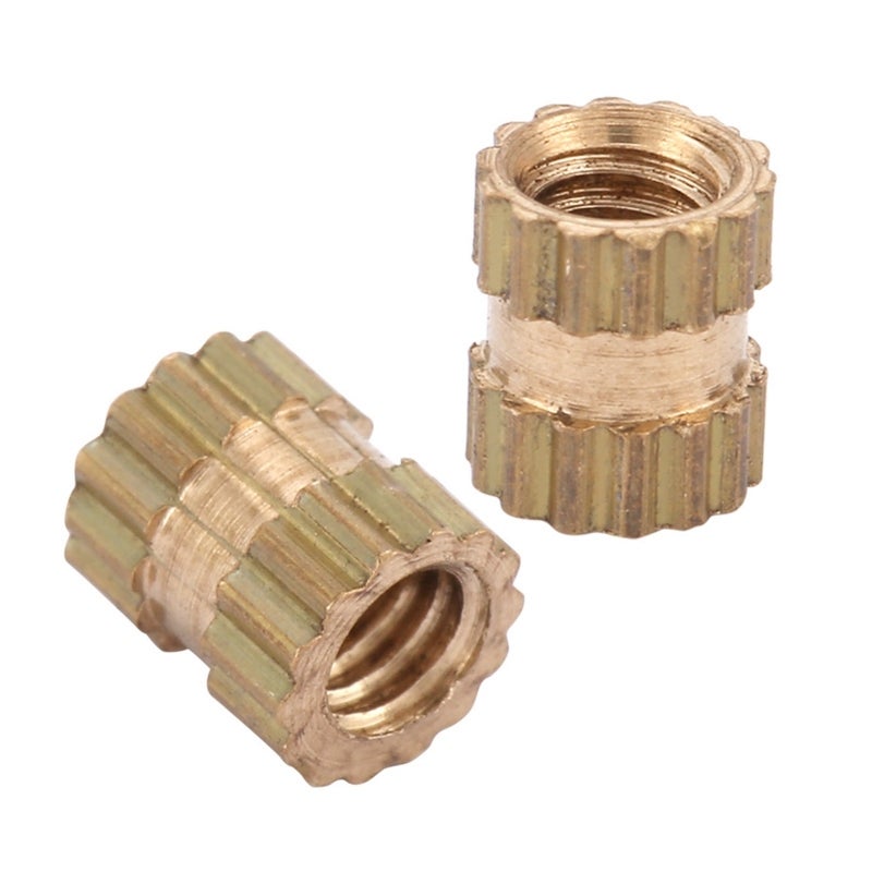 Brass Threaded Inserts M2.5 Assorted Lengths Durable Heat-Resistant - Convenient Small Size for Multiple Projects - Image 5
